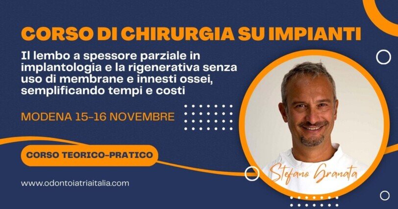 Odontoiatria Italia - Corso di Chirugia su Impianti. Dr. Stefano Granata